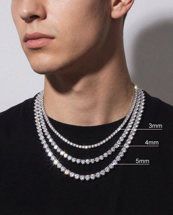 3 Prong Tennis Chain